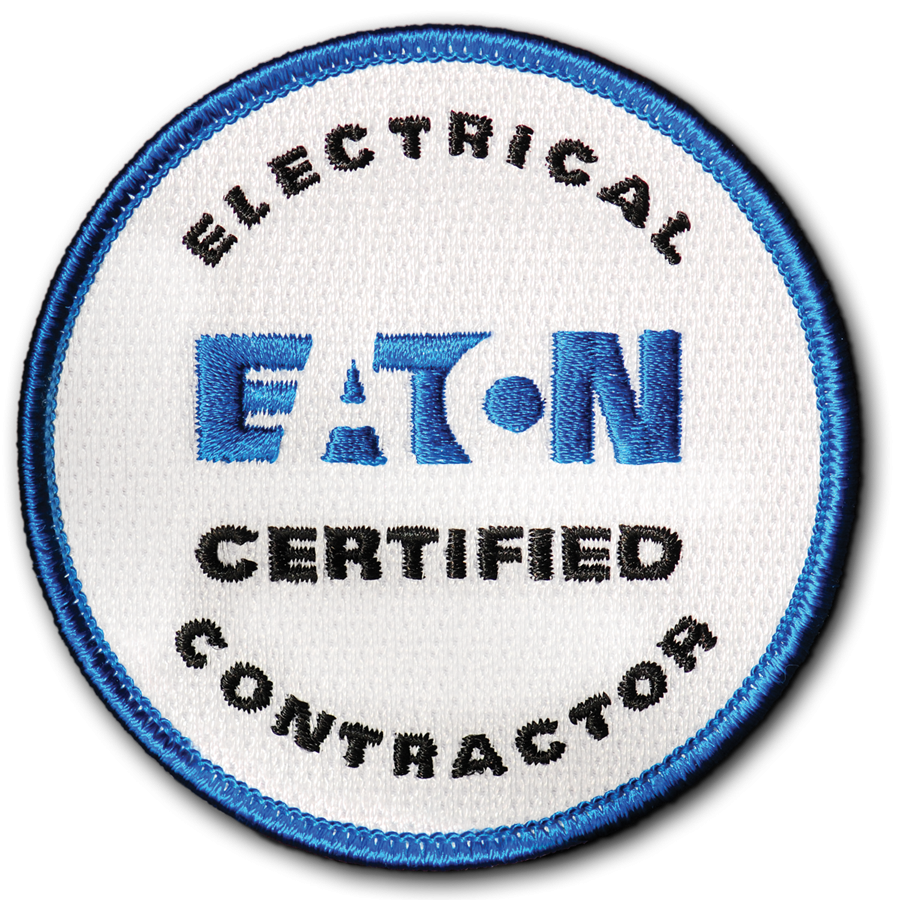 Electrical Certified Contractor embroidery patch
